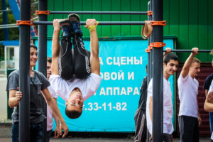 Открытие первой спортивной площадки для сдачи норм ГТО