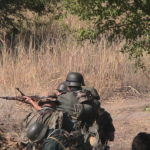 Подвиг ополченцев воссоздан в пойме реки Мокрая Мечетка на севере Волгограда