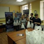 Пострадавшие от пожара на ул. Олимпийской получили продовольственную помощь от тюменских общественников