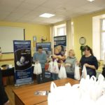 Пострадавшие от пожара на ул. Олимпийской получили продовольственную помощь от тюменских общественников